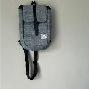 Herschel Supply Company Gray and Black one-shoulder bag